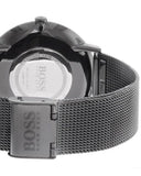 Buy Shop Hugo Boss Horizon Quartz Black Dial Black Mesh Bracelet Watch For Men - 1513542 USA Online