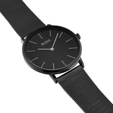 Buy Shop Hugo Boss Horizon Quartz Black Dial Black Mesh Bracelet Watch For Men - 1513542 USA Online
