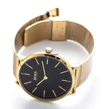 Buy Shop Hugo Boss Horizon Quartz Black Dial Gold Mesh Bracelet Watch For Men - 1513735 USA Online