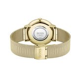 Buy Shop Hugo Boss Horizon Quartz Black Dial Gold Mesh Bracelet Watch For Men - HB1513735 USA Online