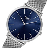 Buy Shop Hugo Boss Horizon Quartz Blue Dial Silver Mesh Bracelet Watch For Men - 1513541 USA Online