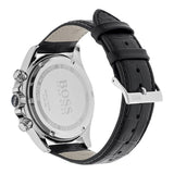 Buy Shop Hugo Boss Ikon Black Dial Black Leather Strap Watch for Men - 1513178 USA Online