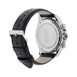 Buy Shop Hugo Boss Ikon Black Dial Black Leather Strap Watch for Men - 1513178 USA Online
