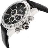 Buy Shop Hugo Boss Ikon Black Dial Black Leather Strap Watch for Men - 1513178 USA Online