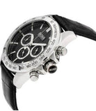 Buy Shop Hugo Boss Ikon Black Dial Black Leather Strap Watch for Men - 1513178 USA Online