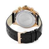 Buy Shop Hugo Boss Ikon Black Dial Black Leather Strap Watch for Men - 1513179 USA Online