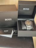 Buy Shop Hugo Boss Ikon Black Dial Black Steel Strap Watch for Men - 1513278 USA Online