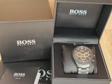 Buy Shop Hugo Boss Ikon Black Dial Black Steel Strap Watch for Men - 1513278 USA Online