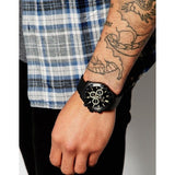 Buy Shop Hugo Boss Ikon Black Dial Black Steel Strap Watch for Men - 1513278 USA Online