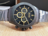 Buy Shop Hugo Boss Ikon Black Dial Black Steel Strap Watch for Men - 1513278 USA Online