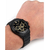 Buy Shop Hugo Boss Ikon Black Dial Black Steel Strap Watch for Men - 1513278 USA Online