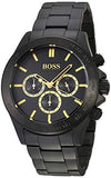 Buy Shop Hugo Boss Ikon Black Dial Black Steel Strap Watch for Men - 1513278 USA Online