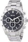 Buy Shop Hugo Boss Ikon Black Dial Silver Steel Strap Watch for Men - 1512965 USA Online