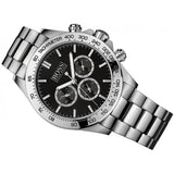 Buy Shop Hugo Boss Ikon Black Dial Silver Steel Strap Watch for Men - 1512965 USA Online