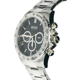 Buy Shop Hugo Boss Ikon Black Dial Silver Steel Strap Watch for Men - 1512965 USA Online