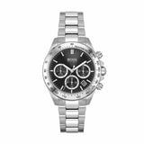 Buy Shop Hugo Boss Ikon Black Dial Silver Steel Strap Watch for Men - 1512965 USA Online
