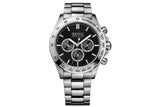 Buy Shop Hugo Boss Ikon Black Dial Silver Steel Strap Watch for Men - 1512965 USA Online