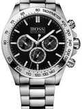 Buy Shop Hugo Boss Ikon Black Dial Silver Steel Strap Watch for Men - 1512965 USA Online