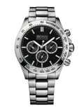 Buy Shop Hugo Boss Ikon Black Dial Silver Steel Strap Watch for Men - 1512965 USA Online