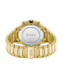 Buy Shop Hugo Boss Ikon Blue Dial Gold Steel Strap Watch for Men - 1513340 USA Online