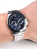 Buy Shop Hugo Boss Ikon Blue Dial Silver Steel Strap Watch for Men - 1512963 USA Online