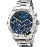 Buy Shop Hugo Boss Ikon Blue Dial Silver Steel Strap Watch for Men - 1512963 USA Online