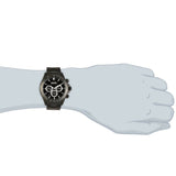 Buy Shop Hugo Boss Ikon Chronograph Black Dial Black Steel Strap Watch for Men - 1512961 USA Online