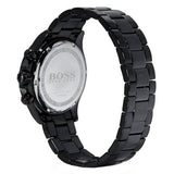 Buy Shop Hugo Boss Ikon Chronograph Black Dial Black Steel Strap Watch for Men - 1512961 USA Online