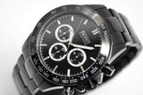 Buy Shop Hugo Boss Ikon Chronograph Black Dial Black Steel Strap Watch for Men - 1512961 USA Online