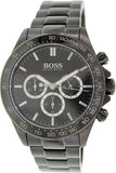Buy Shop Hugo Boss Ikon Chronograph Black Dial Black Steel Strap Watch for Men - 1512961 USA Online