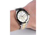 Buy Shop Hugo Boss Ikon Chronograph Silver Dial Two Tone Steel Strap Watch for Men - 1512960 USA Online