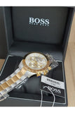 Buy Shop Hugo Boss Ikon Chronograph Silver Dial Two Tone Steel Strap Watch for Men - 1512960 USA Online