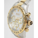 Buy Shop Hugo Boss Ikon Chronograph Silver Dial Two Tone Steel Strap Watch for Men - 1512960 USA Online