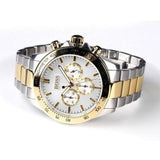 Buy Shop Hugo Boss Ikon Chronograph Silver Dial Two Tone Steel Strap Watch for Men - 1512960 USA Online