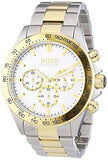 Buy Shop Hugo Boss Ikon Chronograph Silver Dial Two Tone Steel Strap Watch for Men - 1512960 USA Online