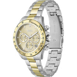 Buy Shop Hugo Boss Ikon Chronograph Silver Dial Two Tone Steel Strap Watch for Men - 1512960 USA Online