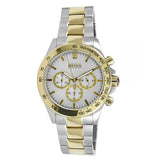 Buy Shop Hugo Boss Ikon Chronograph Silver Dial Two Tone Steel Strap Watch for Men - 1512960 USA Online