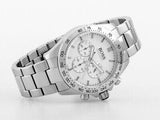 Buy Shop Hugo Boss Ikon Chronograph White Dial Silver Steel Strap Watch for Men - 1512962 USA Online
