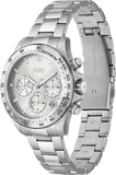 Buy Shop Hugo Boss Ikon Chronograph White Dial Silver Steel Strap Watch for Men - 1512962 USA Online