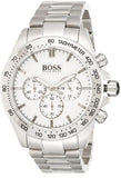 Buy Shop Hugo Boss Ikon Chronograph White Dial Silver Steel Strap Watch for Men - 1512962 USA Online