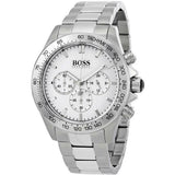 Buy Shop Hugo Boss Ikon Chronograph White Dial Silver Steel Strap Watch for Men - 1512962 USA Online
