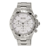 Buy Shop Hugo Boss Ikon Chronograph White Dial Silver Steel Strap Watch for Men - 1512962 USA Online