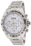 Buy Shop Hugo Boss Ikon Chronograph White Dial Silver Steel Strap Watch for Men - 1512962 USA Online