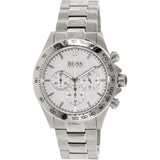 Buy Shop Hugo Boss Ikon Chronograph White Dial Silver Steel Strap Watch for Men - 1512962 USA Online