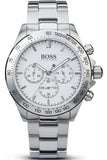 Buy Shop Hugo Boss Ikon Chronograph White Dial Silver Steel Strap Watch for Men - 1512962 USA Online