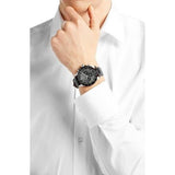 Buy Shop Hugo Boss Ikon Grey Dial Black Leather Strap Watch for Men - 1513177 USA Online