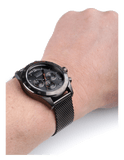 Buy Shop Hugo Boss Ikon Grey Dial Grey Mesh Bracelet Watch for Men - 1513443 USA Online