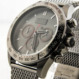Buy Shop Hugo Boss Ikon Grey Dial Grey Mesh Bracelet Watch for Men - 1513443 USA Online