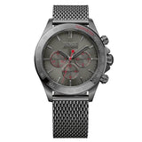 Buy Shop Hugo Boss Ikon Grey Dial Grey Mesh Bracelet Watch for Men - 1513443 USA Online