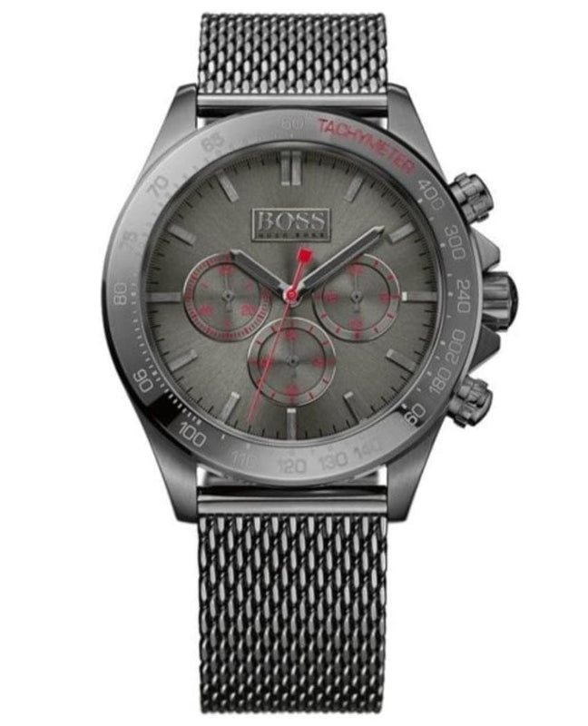 Buy Shop Hugo Boss Ikon Grey Dial Grey Mesh Bracelet Watch for Men - 1513443 USA Online